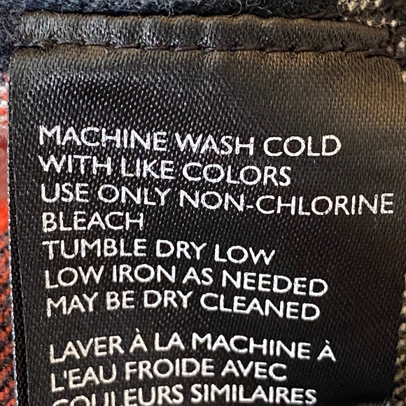 We The Free Always Forever Plaid Fringe Collar Button Up Top Size Small - Picture 11 of 15